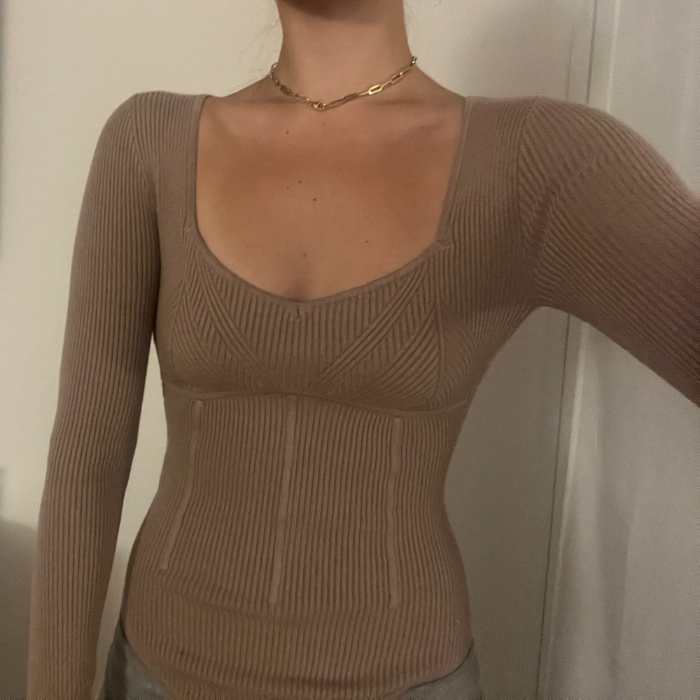 Abercrombie Long Sleeve Bodysuit